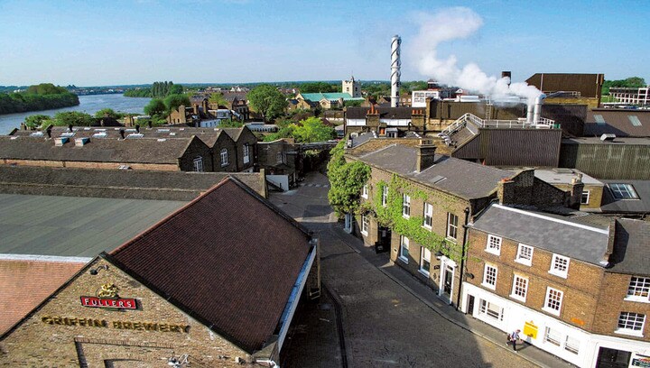 アサヒが所有するフラーズのブルワリー(ロンドン)