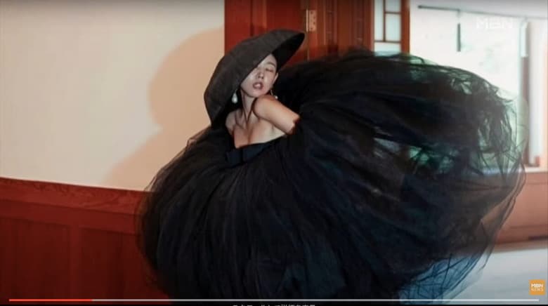 炎上したヴォーグ･コリアのファッション写真　MBN News / YouTube