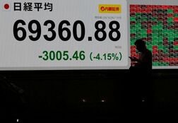 日経平均は続落で寄り付く、半導体株の一角安い　ＴＯＰＩＸ最高値