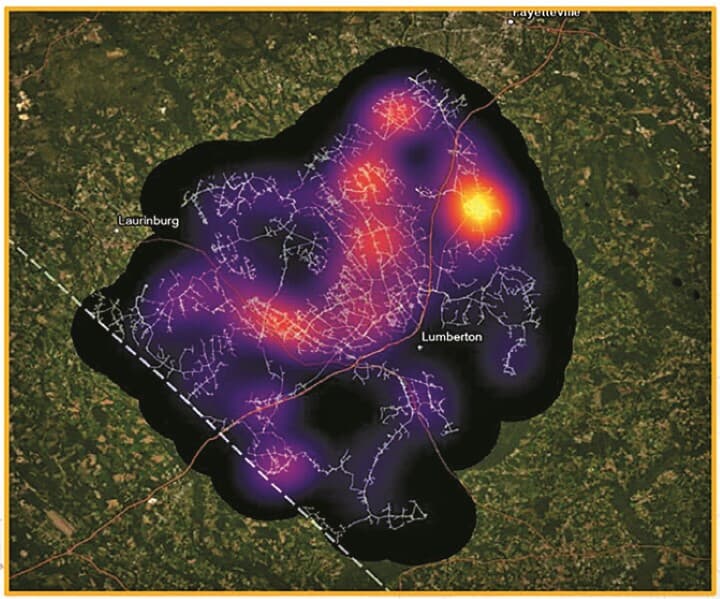 シンク・エナジーAI社のマップ