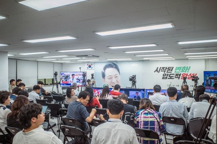 呉世勲候補の選挙事務所
