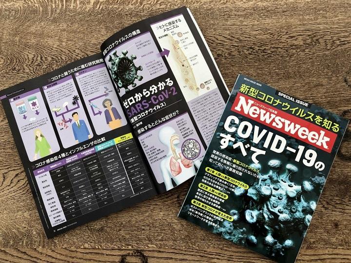 ニューズウィーク日本版ムック「COVID-19のすべて」は新型コロナを理解するためのグラフィックが満載
