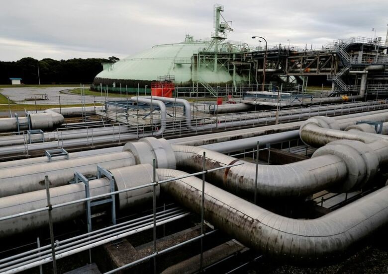 写真は東京ガスの液化天然ガス（ＬＮＧ）ターミナルにあるＬＮＧタンク。２０２４年１１月、千葉県袖ヶ浦市で撮影。REUTERS/Kim Kyung-Hoon