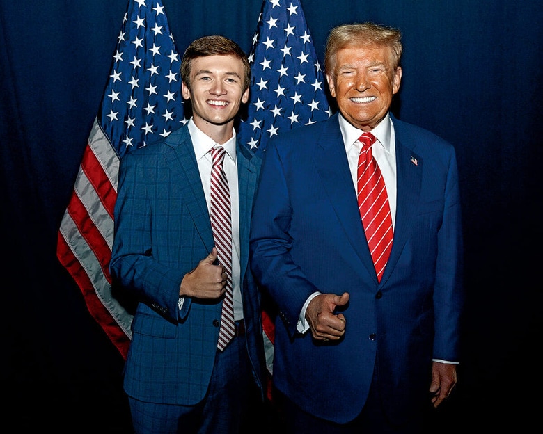 共和党の青年組織を率いるホリハンドはトランプの話術に心を奪われた　COURTESY OF HOLLYHAND