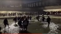 【動画】リオグランデ川を渡ってアメリカ入りする移民の大集団