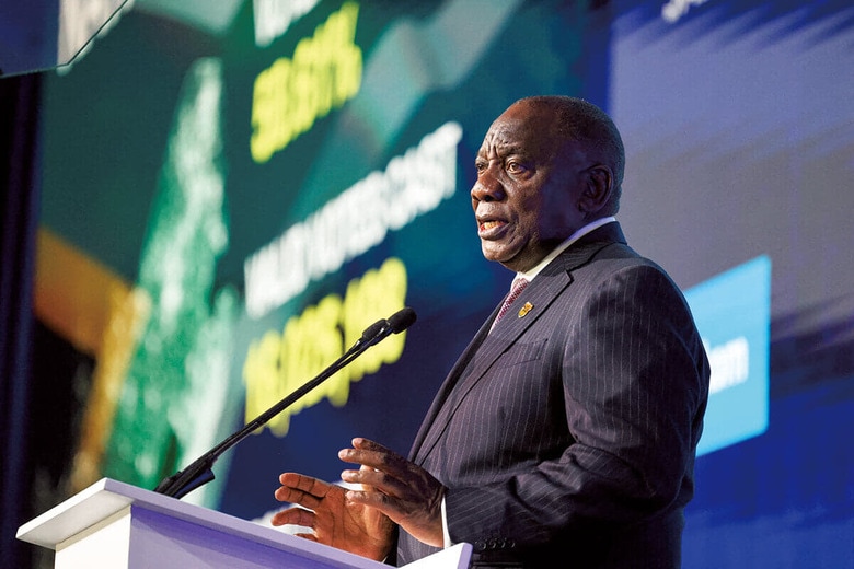 敗北の責任を問われる可能性も出てきたラマポーザ大統領　ALET PRETORIUSｰREUTERS