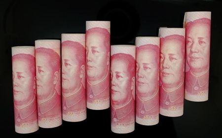 　１０月１５日、中国人民銀行が発表した９月の新規人民元建て融資は１兆０５００億元（１６５４億７０００万ドル）とロイターがまとめたアナリスト予想の８８５５億元を上回った。２０１３年１１月撮影（ロイター/Jason Lee）