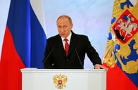 プーチン年次教書「世界の中心で影響力」を発揮する