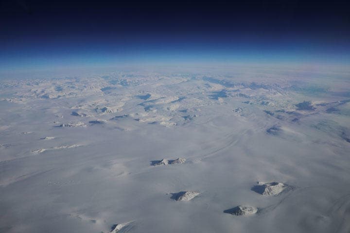 過去最低気温はグリーンランド氷床の観測所で記録されていた　 Lucas Jackson-REUTERS