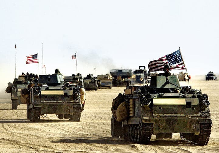 イラク侵攻直前の米英駐留部隊
