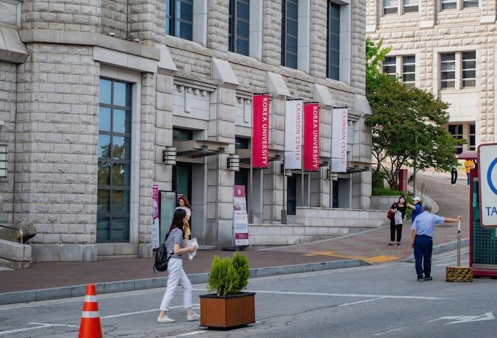 外国人留学生が最も多い高麗大学　撮影：佐々木和義