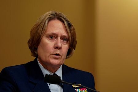 トランプ米政権は、沿岸警備隊のフェーガン司令官（写真）を解任した。２０２２年７月撮影（２０２５年　ロイター/Elizabeth Frantz）