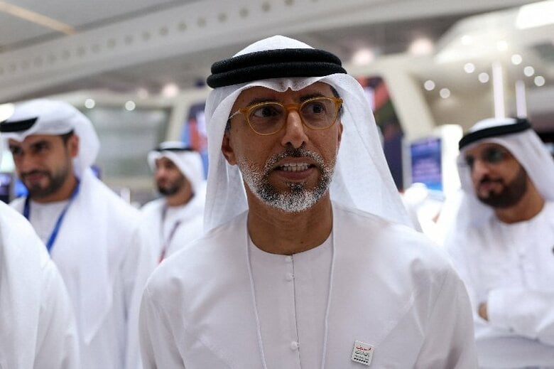 アラブ首長国連邦（UAE）のマズルーイ・エネルギー相。5月4日、アブダビで撮影。REUTERS/Amr Alfiky
