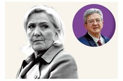 分裂するフランス左派、「極右阻止」の壁　2027年大統領選への迷走