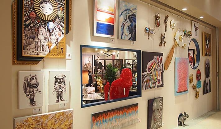 インテリアのショールーム