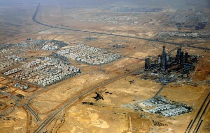 エジプト新行政首都NACの壮大な光景