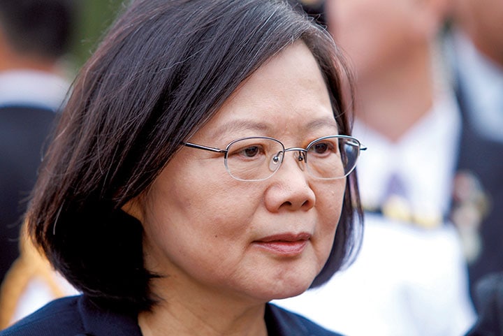 脱中国化を進める蔡英文　Jorge Cabrera-REUTERS