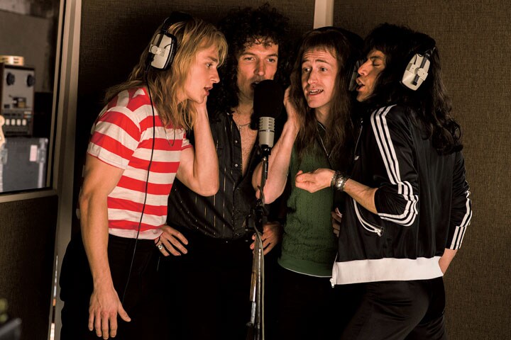 クイーン役の4人は息が合っていて、本物のブライアン・メイが「完全になり切っている」と絶賛したが　(c)2018 TWENTIETH CENTURY FOX FILM CORPORATION. ALL RIGHTS RESERVED