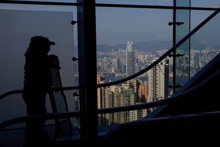 2025年2月、香港で撮影。REUTERS/Tyrone Siu