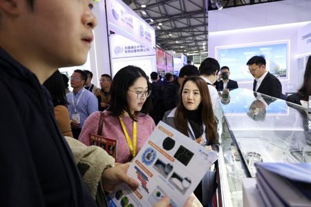 3月25日、上海で開催された半導体技術の見本市で撮影。REUTERS/Go Nakamura