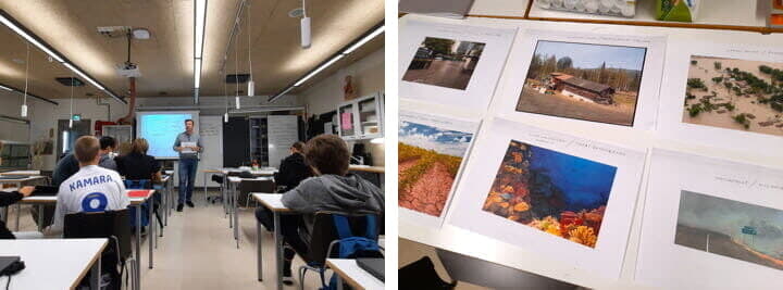 8年生（中2）の地理の授業