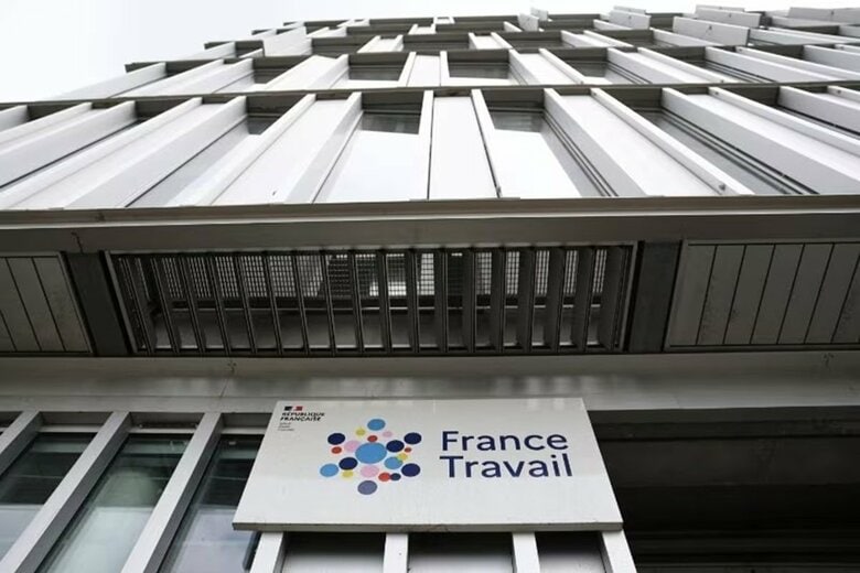 ナントにあるフランス労働庁の事務所。5月6日撮影。REUTERS/Stephane Mahe