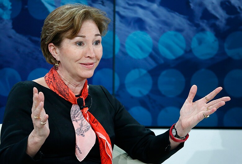 ヒラリーから要職に抜擢されたスローターだったが、家庭の問題で退かざるを得なかった　Ruben Sprich-REUTERS