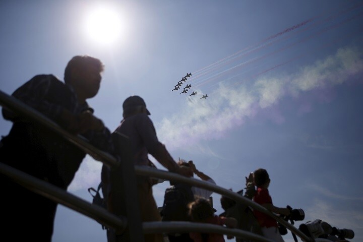 朝鮮戦争仁川上陸作戦から65年に韓国で開催された記念式典　Kim Hong-Ji-REUTERS