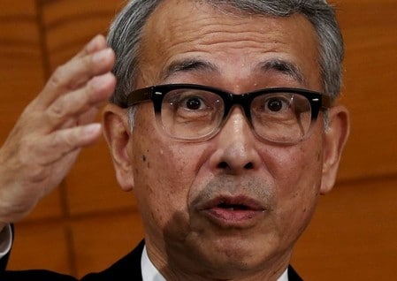 　３月２３日、日銀の布野幸利審議委員は、兵庫県・神戸市内で会見し、１月に導入を決めたマイナス金利付き量的・質的金融緩和（マイナス金利付きＱＱＥ）が実体経済にも効果を及ぼしているとの認識を示した。写真は都内で昨年７月撮影(2016年　ロイター／Toru Hanai)