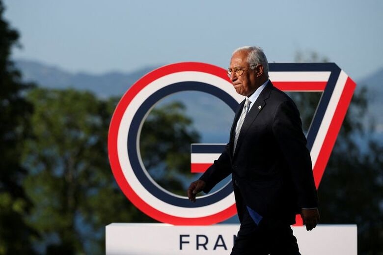 写真は欧州連合（ＥＵ）のコスタ大統領。6月15日、仏エビアンで代表撮影。REUTERS