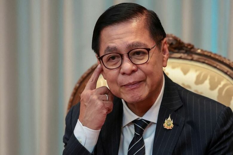 写真はタイのシーハサック副首相兼外相。5月5日、タイのバンコクで撮影。 REUTERS/Chalinee Thirasupa