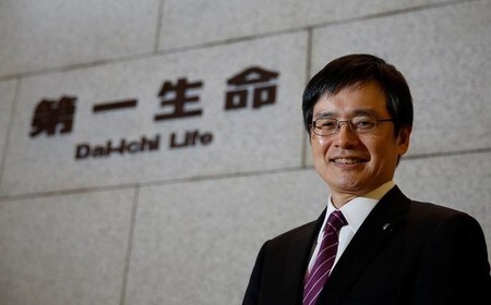 　４月１３日、第一生命社長に就任した稲垣精二氏が、ロイターのインタビューに応じた。写真は都内の本社で３月撮影（２０１７年　ロイター／Toru Hanai）