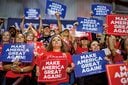 トランプ支持派は「今のアメリカは偉大じゃない」と感じているらしい　CHIP SOMODEVILLA/GETTY IMAGES