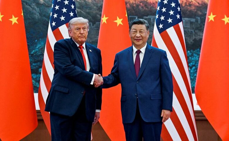 写真は米国のドナルド・トランプ大統領と中国の習近平国家主席。2026年5月、中国・北京で撮影。Kenny Holston/REUTERS
