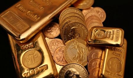 　１月２０日、金相場は初めて１オンス＝４７００ドルを突破。トランプ米大統領が欧州の同盟国に追加関税を課すと脅し、世界的なセンチメントが悪化したことで安全資産に資金が殺到している。写真は昨年１０月、ロンドンで撮影（２０２６年　ロイター／Hiba Kola）
