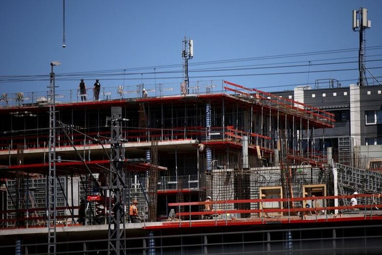 ベルリンの建設現場で2025年7月撮影　REUTERS/Lisi Niesner/File Photo