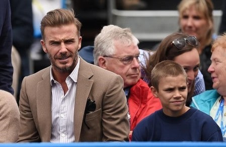６月２１日、サッカーの元イングランド代表主将、 デービッド・ベッカム氏が英国のＥＵ離脱の是非を問う国民投票を控えて残留に賛成すると表明した。ロンドンで１４日撮影（２０１６年　ロイター/Tony O\'Brien）