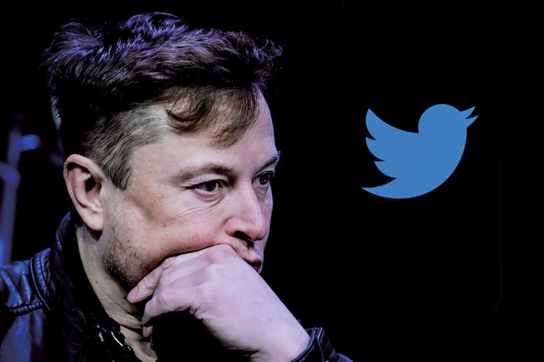 イーロン・マスクのツイッターはどこへ行く？　PHOTO ILLUSTRATION BY MUHAMMED SELIM KORKUTATA-ANADOLU AGENCY/GETTY IMAGES