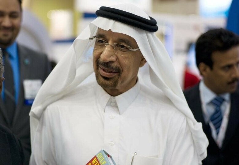 １月２５日、サウジアラビアの国営石油会社サウジアラムコのカーリッド・アルファレ会長（写真）は、世界の原油需給は最終的には「適度な」価格で均衡すると述べた。バーレーンで２０１４年５月撮影（２０１６年　ロイター/Hamad I Mohammed）