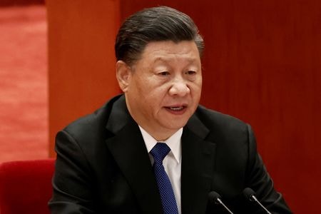 　７月２３日、中国国家衛生健康委員会幹部は記者会見で、習近平国家主席を含む指導部メンバーが国産の新型コロナウイルスワクチン接種を済ませていることを明らかにした。写真は北京で昨年１０月撮影（２０２２年　ロイター／Carlos Garcia Rawlins ）
