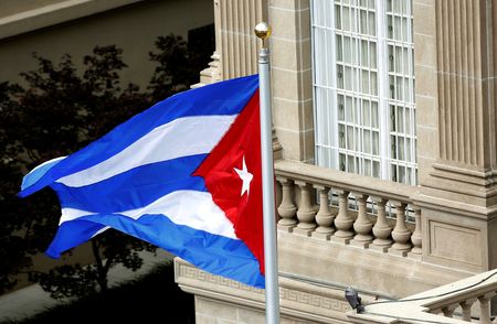 　１０月１日、北朝鮮外務省は、首都ワシントンにある在米キューバ大使館に対する最近の攻撃は米国の卑劣な反キューバ的意図によるもので、キューバに対する「テロ攻撃」を米国が黙認していると批判した。米首都ワシントンで２０１５年撮影（２０２３年　ロイター/Gary Cameron）