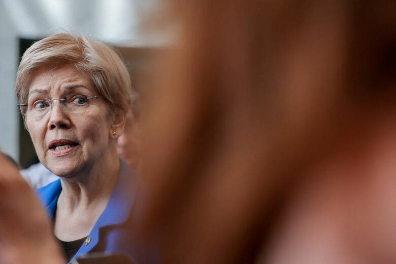 米民主党のエリザベス・ウォーレン上院議員。ワシントンで１６日撮影。REUTERS/Kylie Cooper