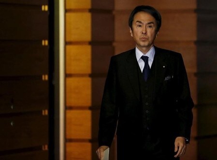 　７月１５日、石原伸晃・経済再生相は閣議後会見で、英国の欧州連合（ＥＵ）離脱決定後の金融市場のリスクオフが一巡し、足元は円安・株高となっている点について、「英国民投票後、初動からしっかり政府で対応できた」とコメント。写真は都内で１月撮影（２０１６年　ロイター/Yuya Shino）