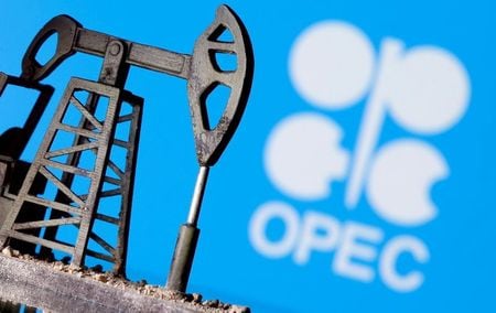国際エネルギー機関（ＩＥＡ）が提案した化石燃料事業への投資禁止について、石油輸出国機構（ＯＰＥＣ）は石油価格の変動につながる恐れがあるという考えを示した。写真は２０２０年４月撮影（２０２１年　ロイター/Dado Ruvic）
