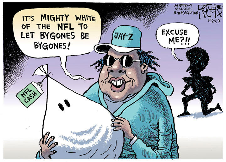 Did Jay-Z Sell Out? / (c)2019 ROGERS─ANDREWS McMEEL SYNDICATION