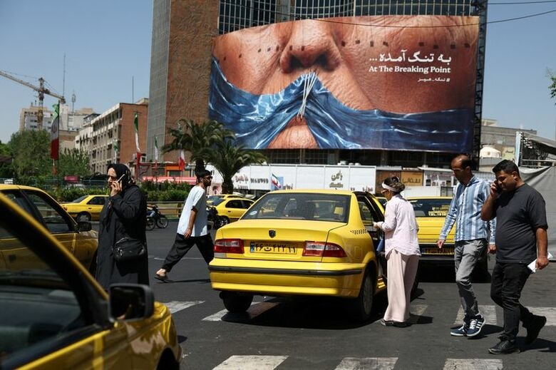 5月11日、イランのテヘランで撮影。Majid Asgaripour/WANA (West Asia News Agency) via REUTERS