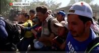 グアテマラ、移民希望者数百人がメキシコに違法流入　治安部隊と衝突も