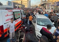 ガザの救急車車列にイスラエル軍が攻撃　複数の場所で車列が標的に