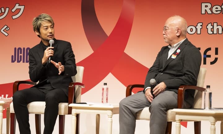 福士誠治氏（左）と生島嗣氏