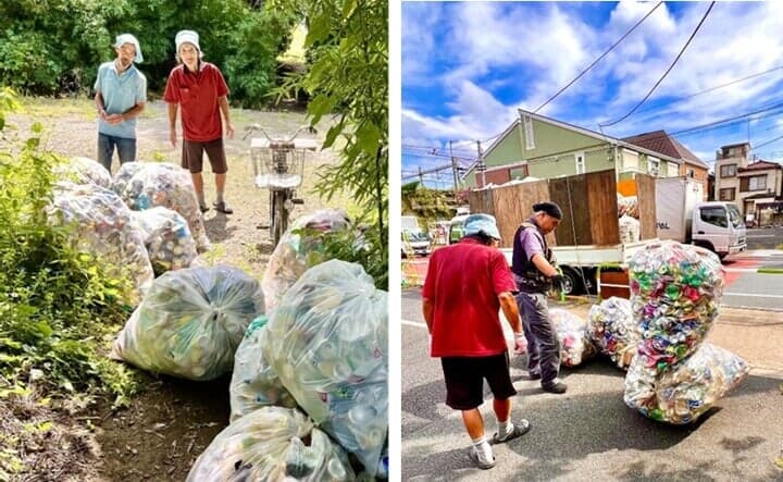 荒川河川敷のホームレス